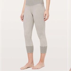 Lululemon Wunder Under Crop 23" | Size: 6 | Color: Washed French Clay
